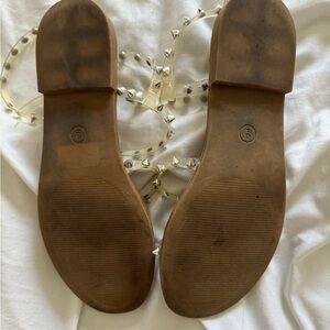 Steve Madden Studded Ankle Wrap Sandals